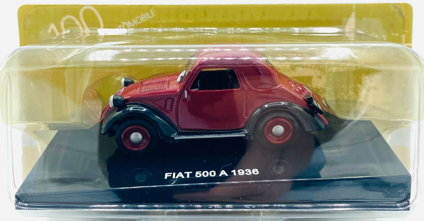 EBOND Modellino Fiat 500 A - 1936 - DeAgostini - 1:43 - 0225