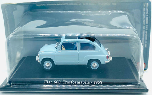 EBOND Modellino Fiat 600 Trasformabile - 1958 - Hachette - 1:43 - 0254