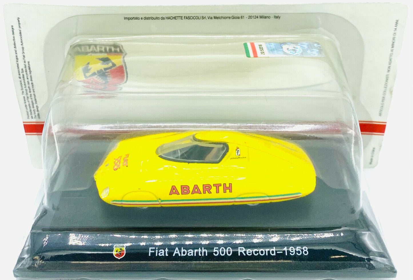 EBOND Modellino Fiat Abarth 500 Record - 1958 - Die Cast - 1:43 - 0165