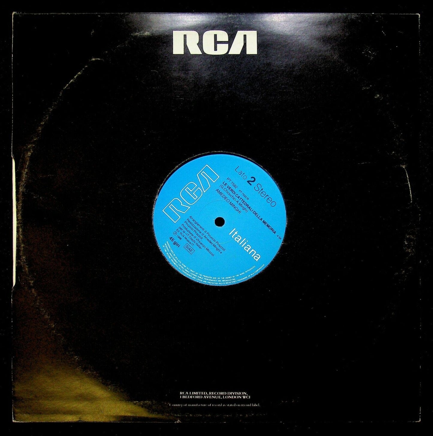 EBOND Amedeo Minghi Cuore Di Pace Vinile V062060