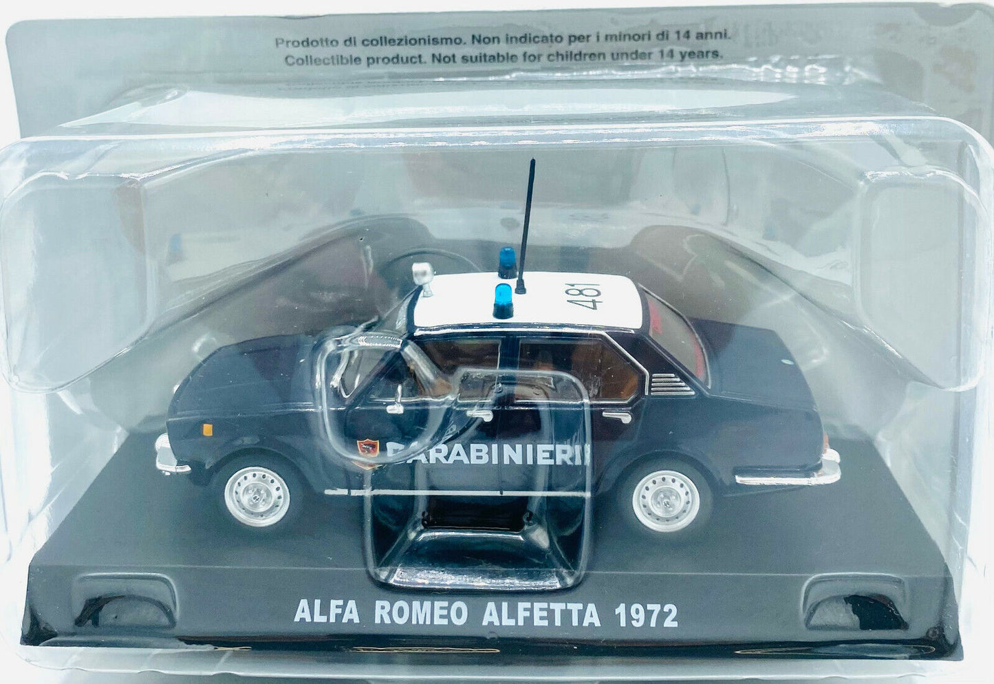 EBOND Modellino Alfa Romeo Alfetta - 1972 - Carabinieri - Die cast - 1:43 - 0184