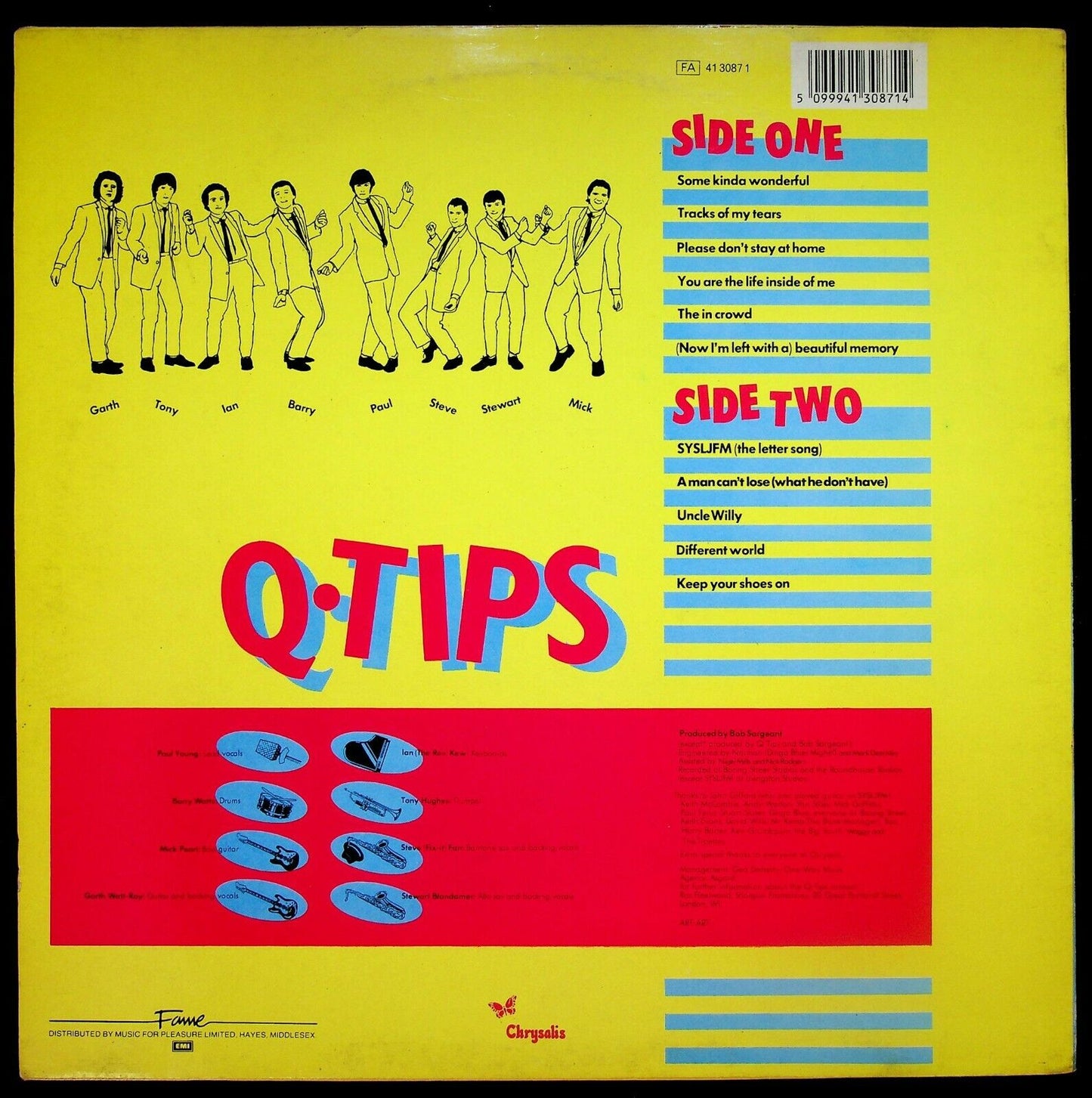EBOND Q Tips Featuring Paul Young Vinile V062102