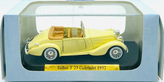 EBOND Auto D'Elite - Talbot T 23 Cabriolet - 1937 - Die cast - 1:43 - 0238