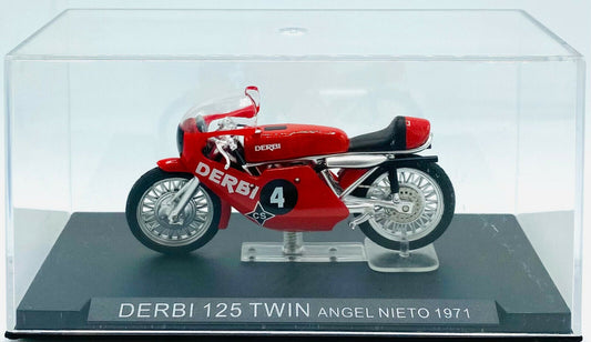 EBOND Modellino Derbi 125 Twin Angel Nieto 1971 - Die Cast - 1:24 - 0246