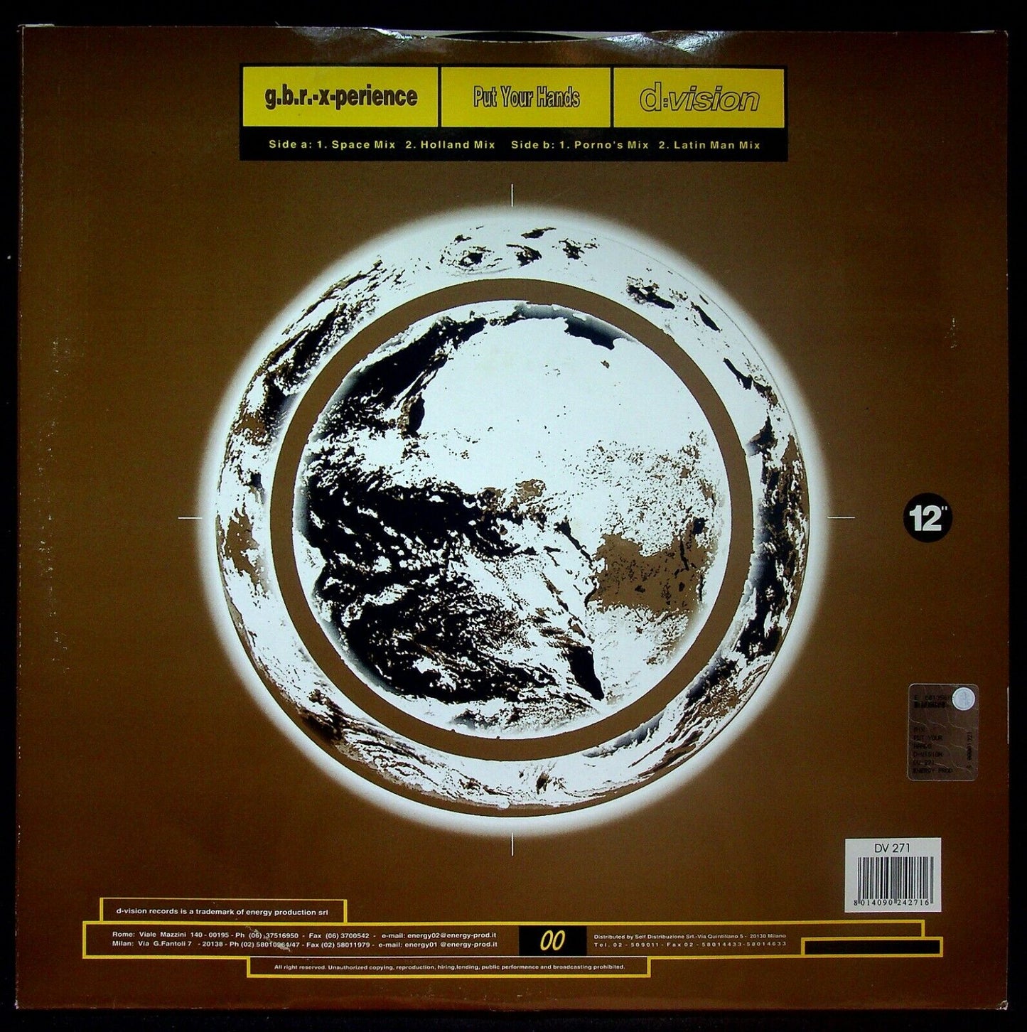 EBOND G.b.r.x-perience - Put Your Hands Vinile V058136