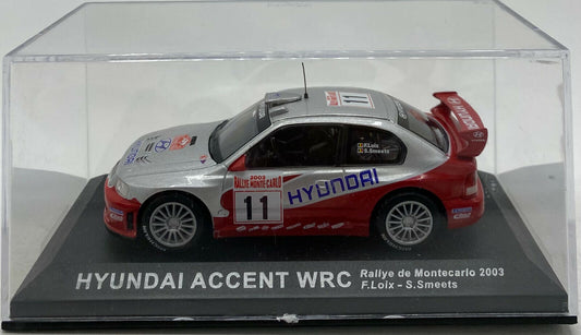 EBOND Hyunday Accent WRC Rallye De Montecarlo 2003 F.Loix S.Smeets 1:43- 0147