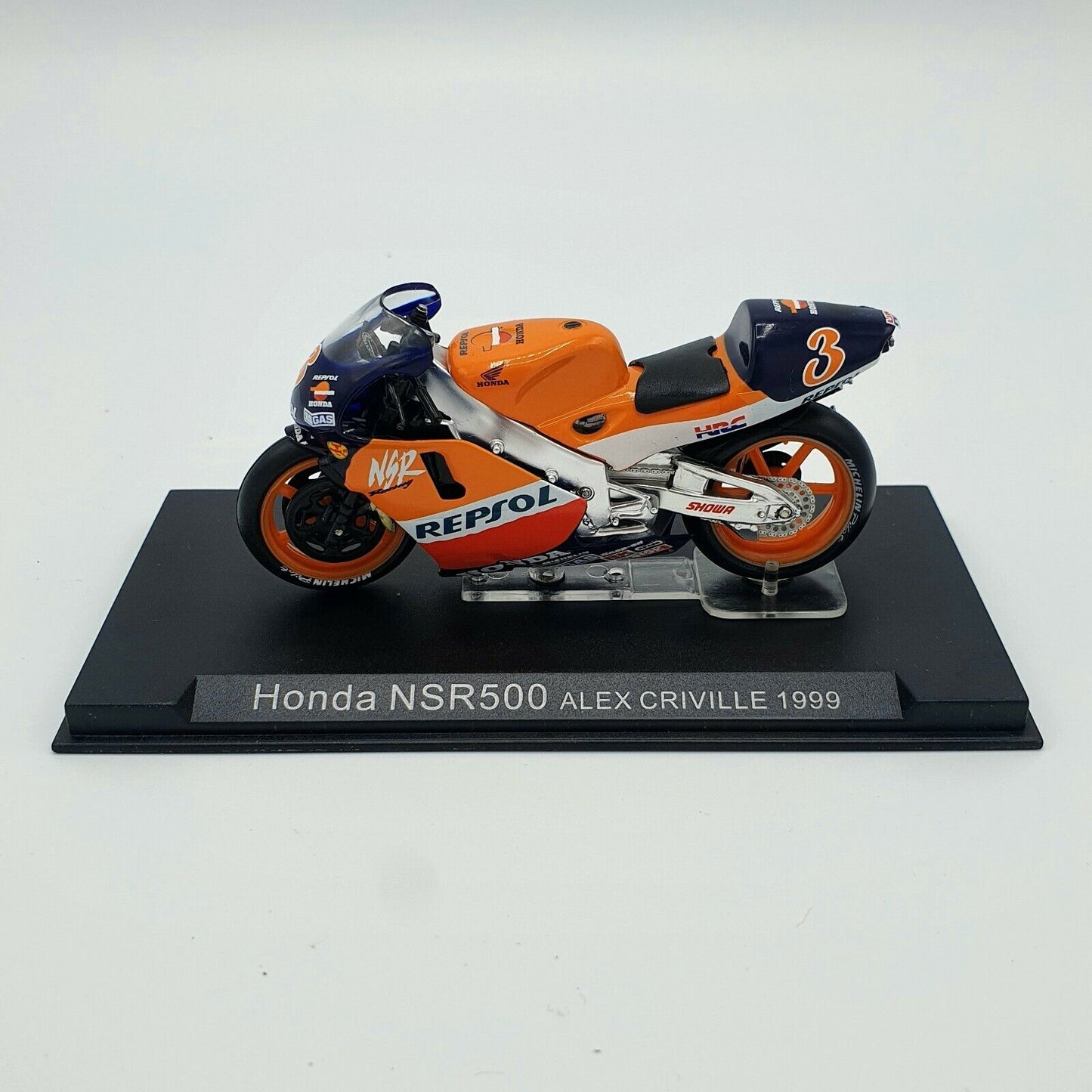 EBOND Modellino Honda NSR 500 Alex Criville 1999 Scala 1:24 - S008.