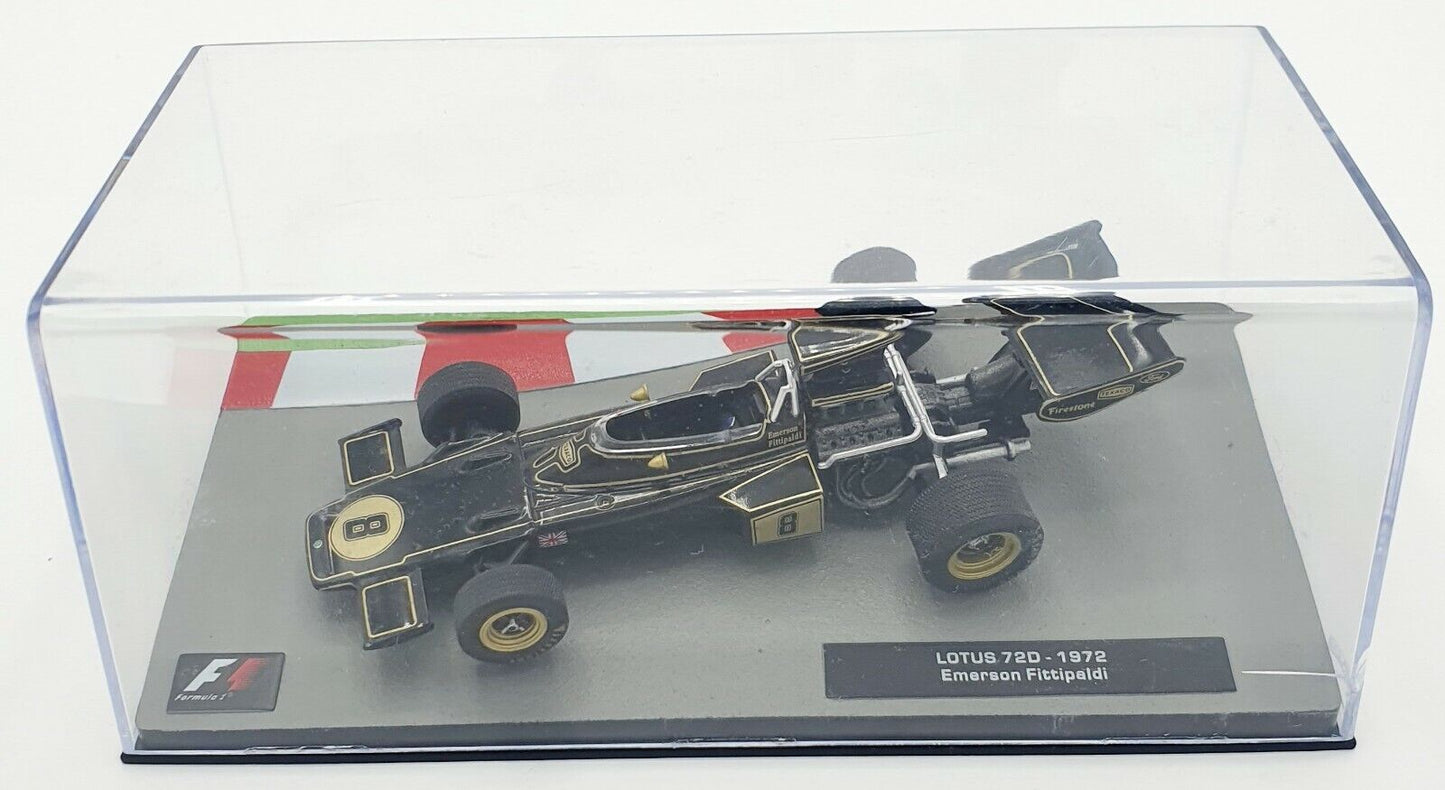 EBOND Modellino Lotus 72D -1972 - Emerson Fittipaldi- Scala 1:43 S023.