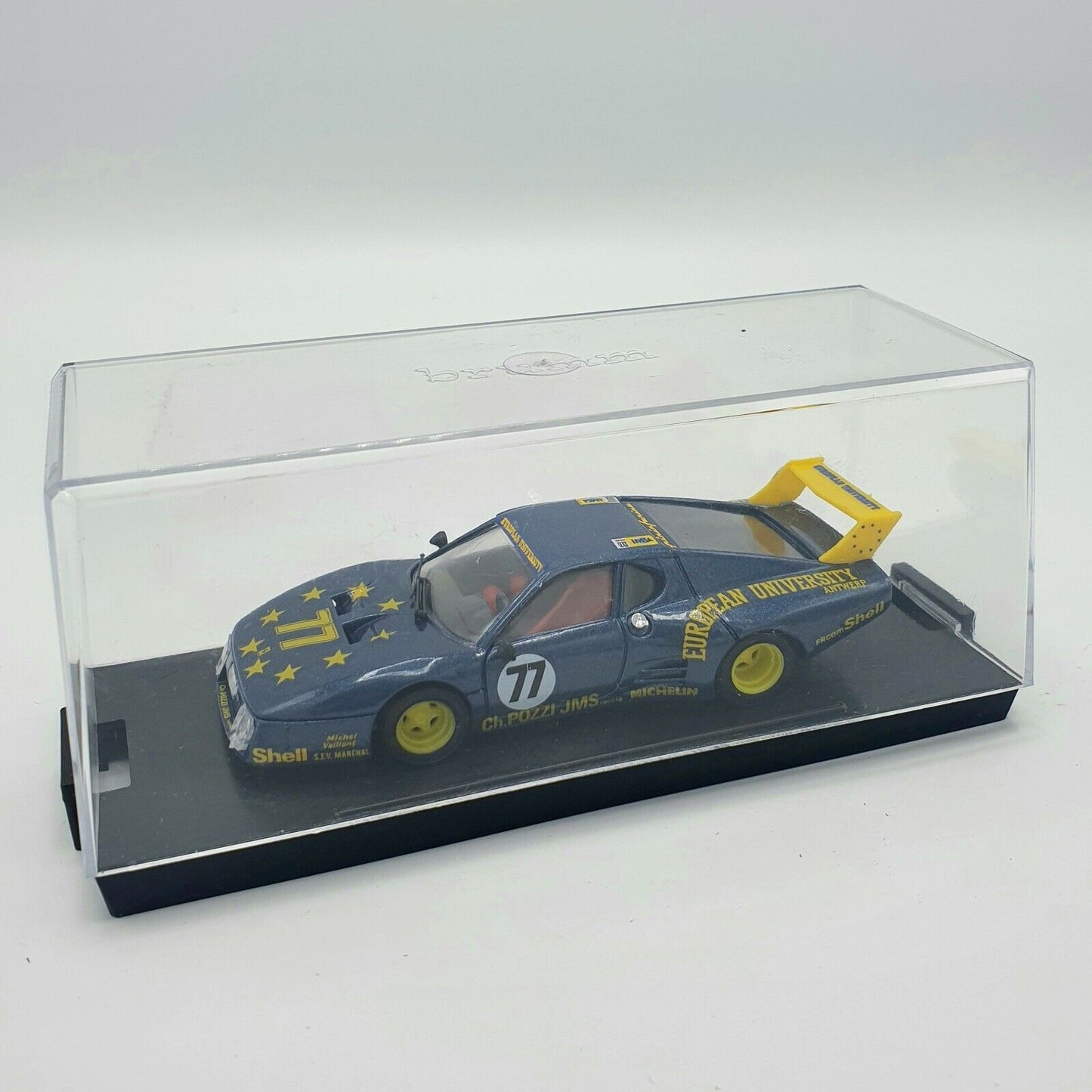 EBOND Modellino Auto Ferrari 512 BB CH.Pozzi - JMS LE MANS 1980 BRUMM Scala 1:43-S016.