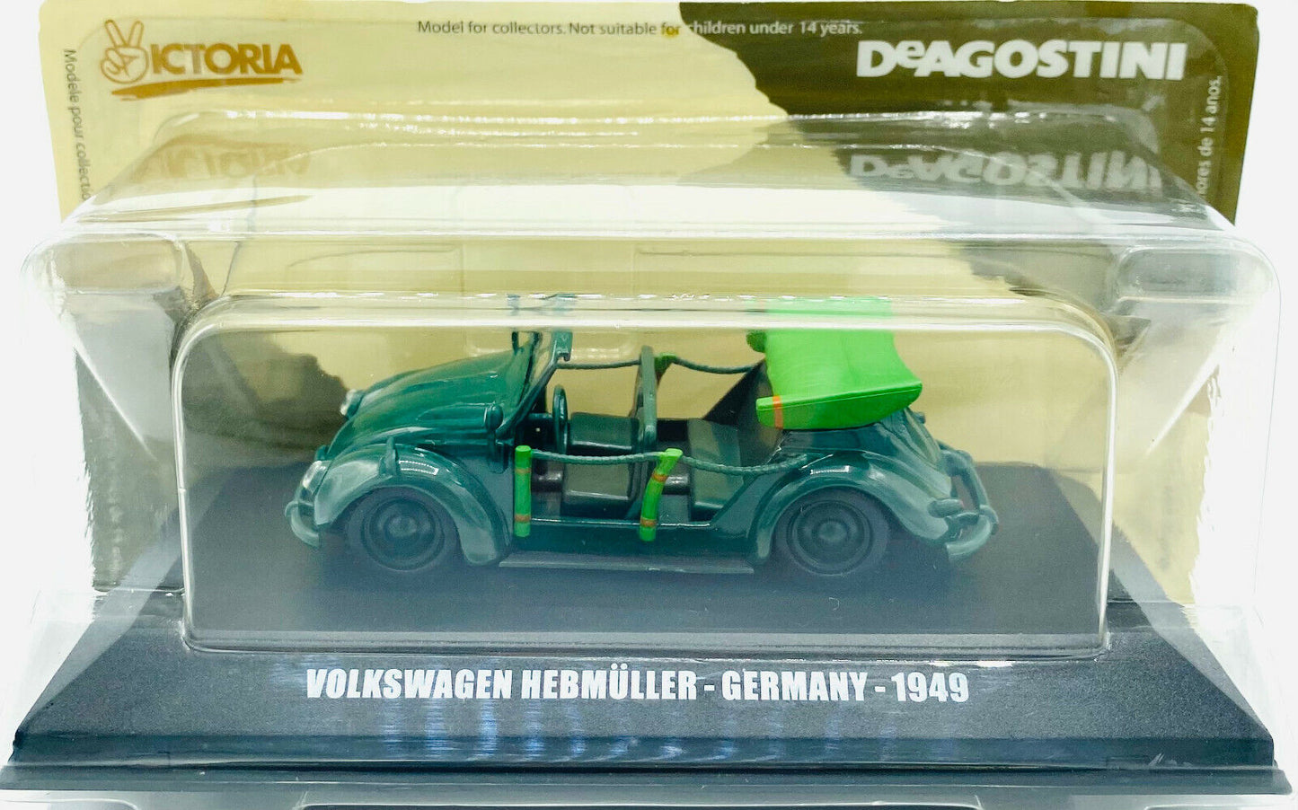 EBOND Volkswagen Hebmuller - Germany - 1949 - DeAgostini - 1:43 - 0225