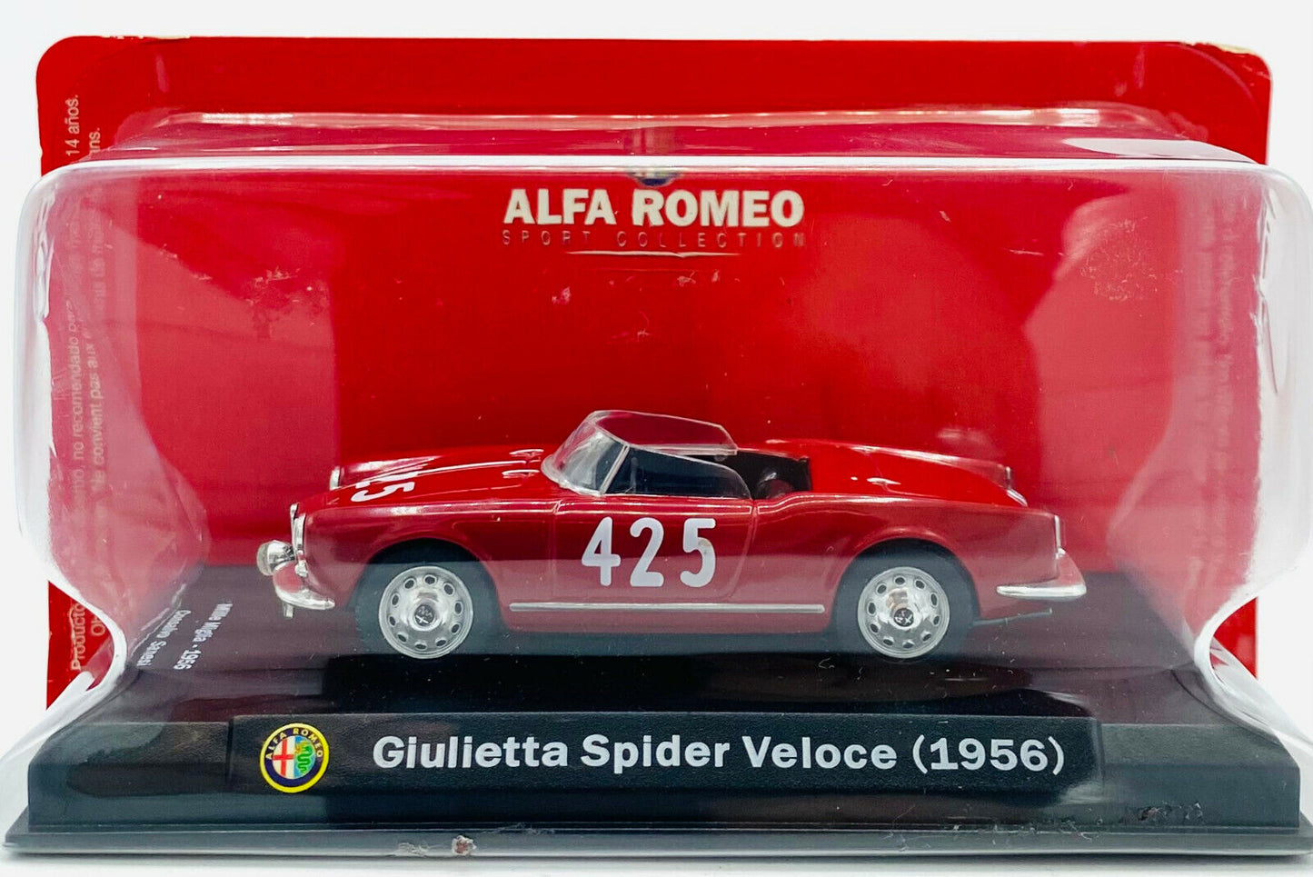 EBOND Alfa Romeo Giulietta Spider Veloce 1956 - Mille Miglia 1956 - 1:43 - 0212