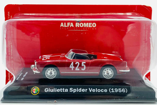 EBOND Alfa Romeo Giulietta Spider Veloce 1956 - Mille Miglia 1956 - 1:43 - 0212