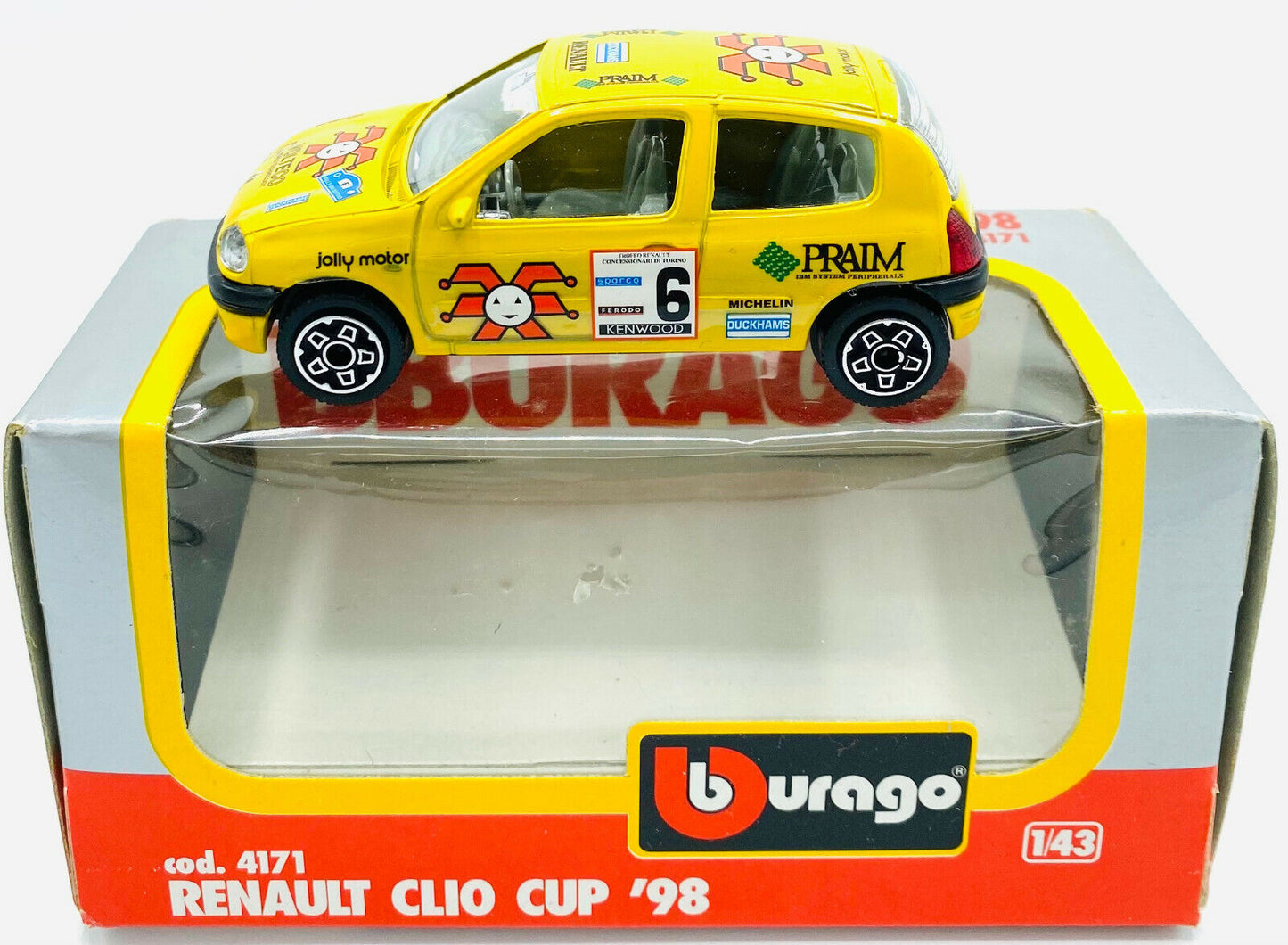 EBOND Renault Clio Cup - 1998 - Cod: 4171 - Burago - 1:43 - 0200