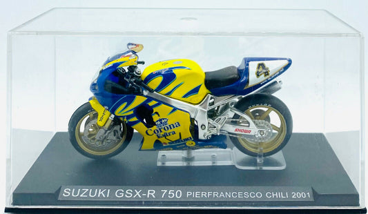 EBOND Suzuki GSX R 750 - Pierfrancesco Chili 2001 - Die Cast - 1:24 - 0219