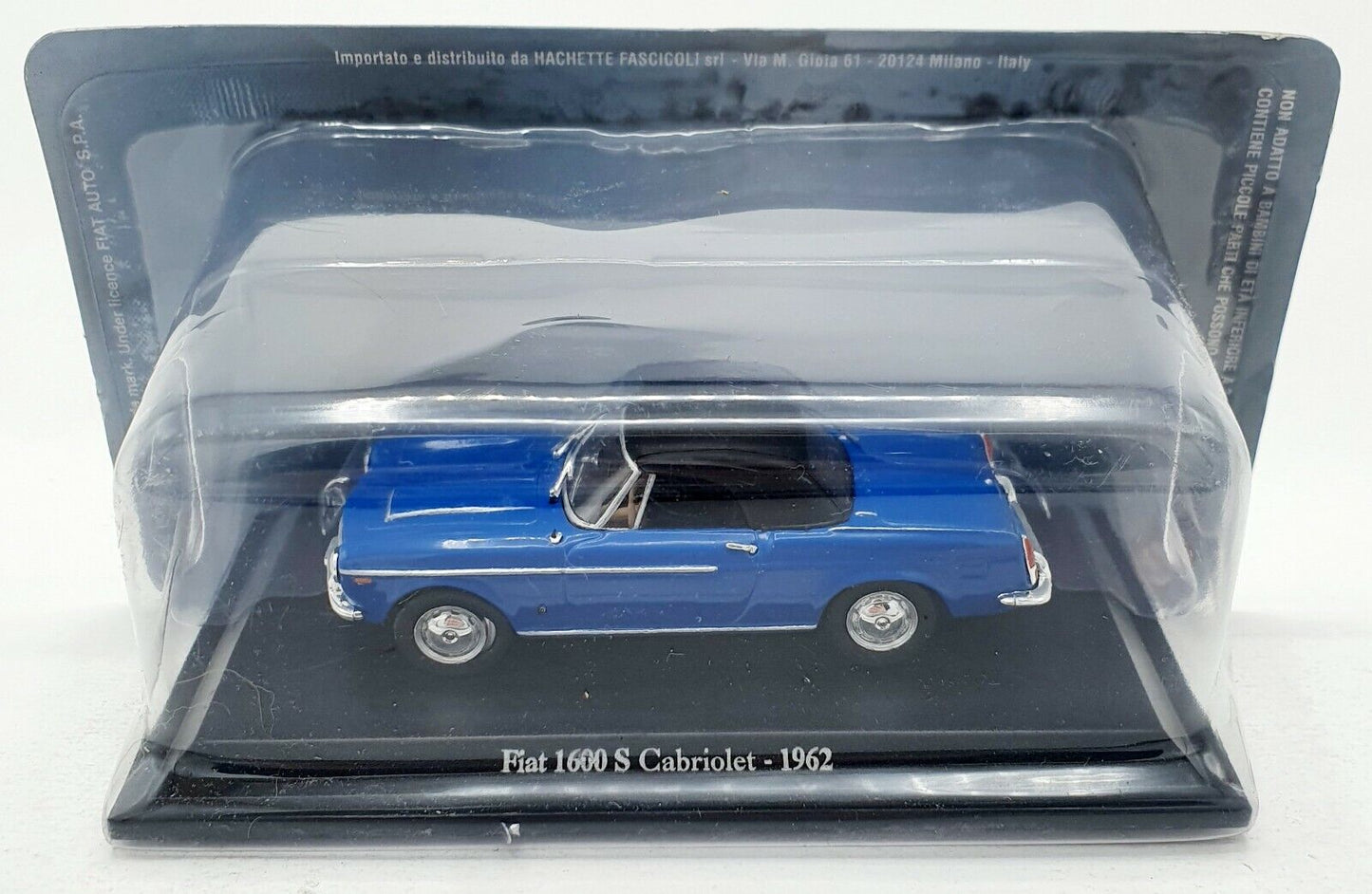 EBOND Modellino Fiat 1600 Cabriolet - 1962 - Die cast - Scala 1:43 - 0074.