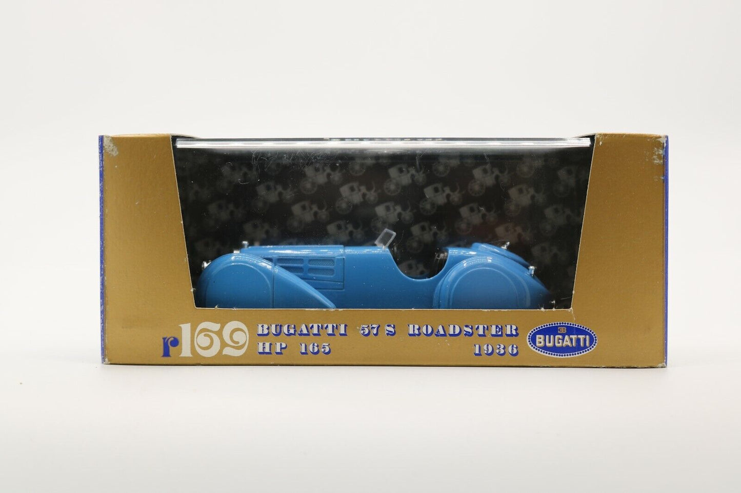 EBOND Bugatti 57S Roadster 1936 HP 165 1936 Brumm R 169 Scala 1:43 S028.