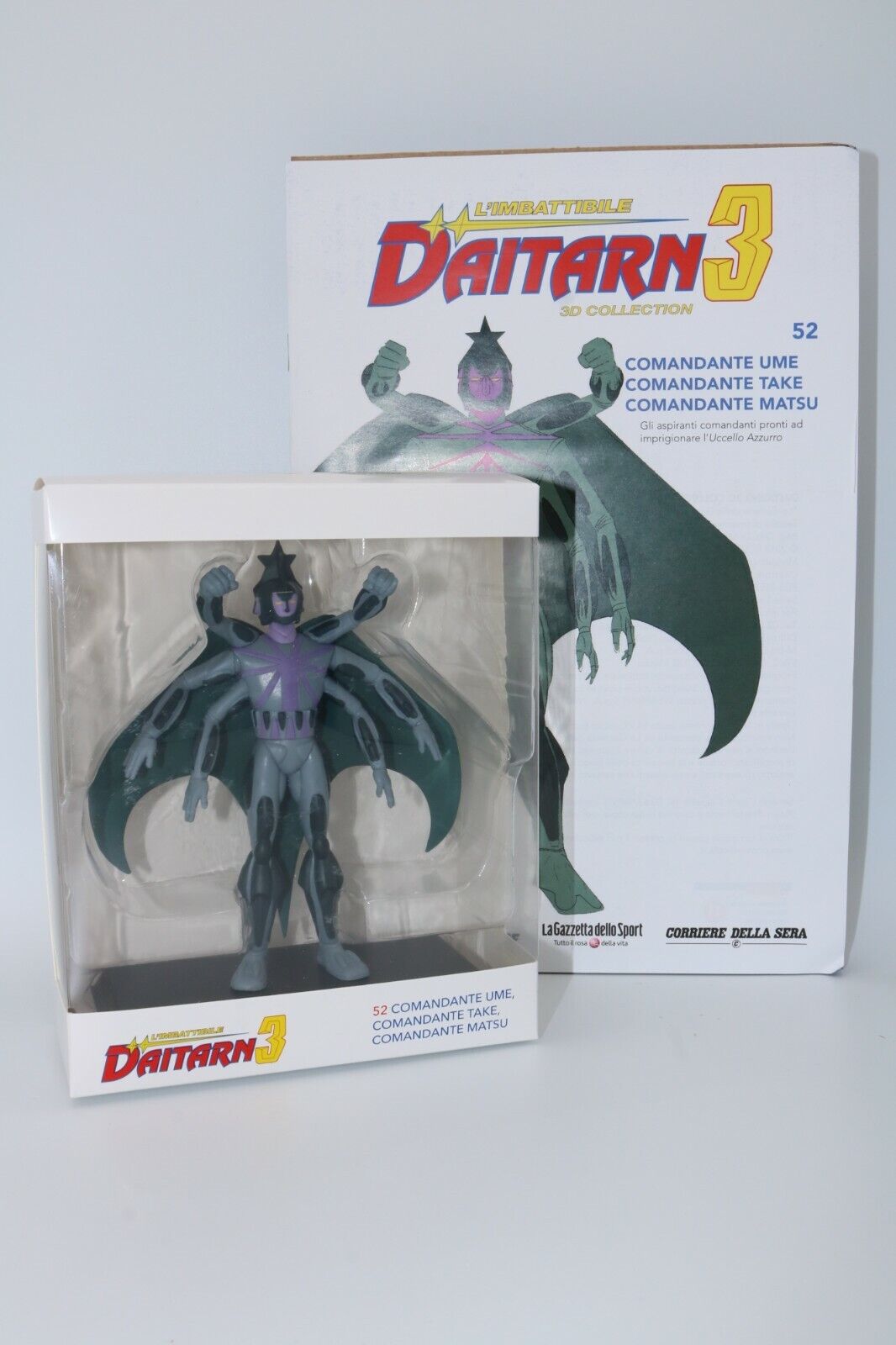 EBOND L'Imbattibile Daitarn 3 3D Collection 52 COMANDANTE UME, TAKE MATSU