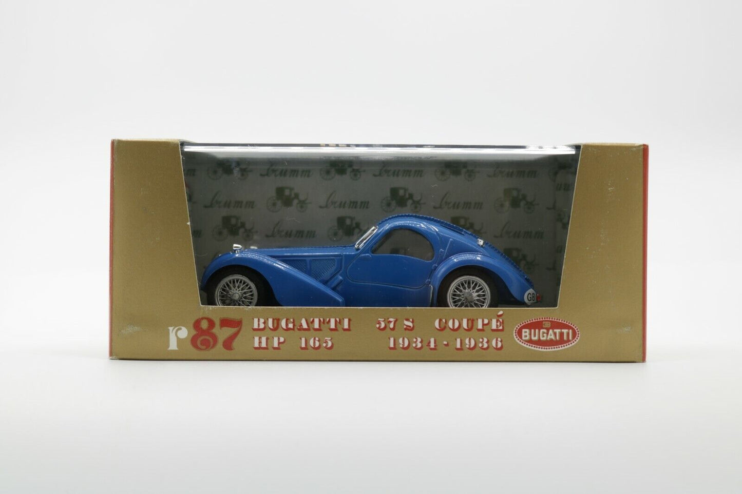EBOND Bugatti 57S Coupe 1934-1936 HP165 Brumm R 87 Scala 1:43 S028.
