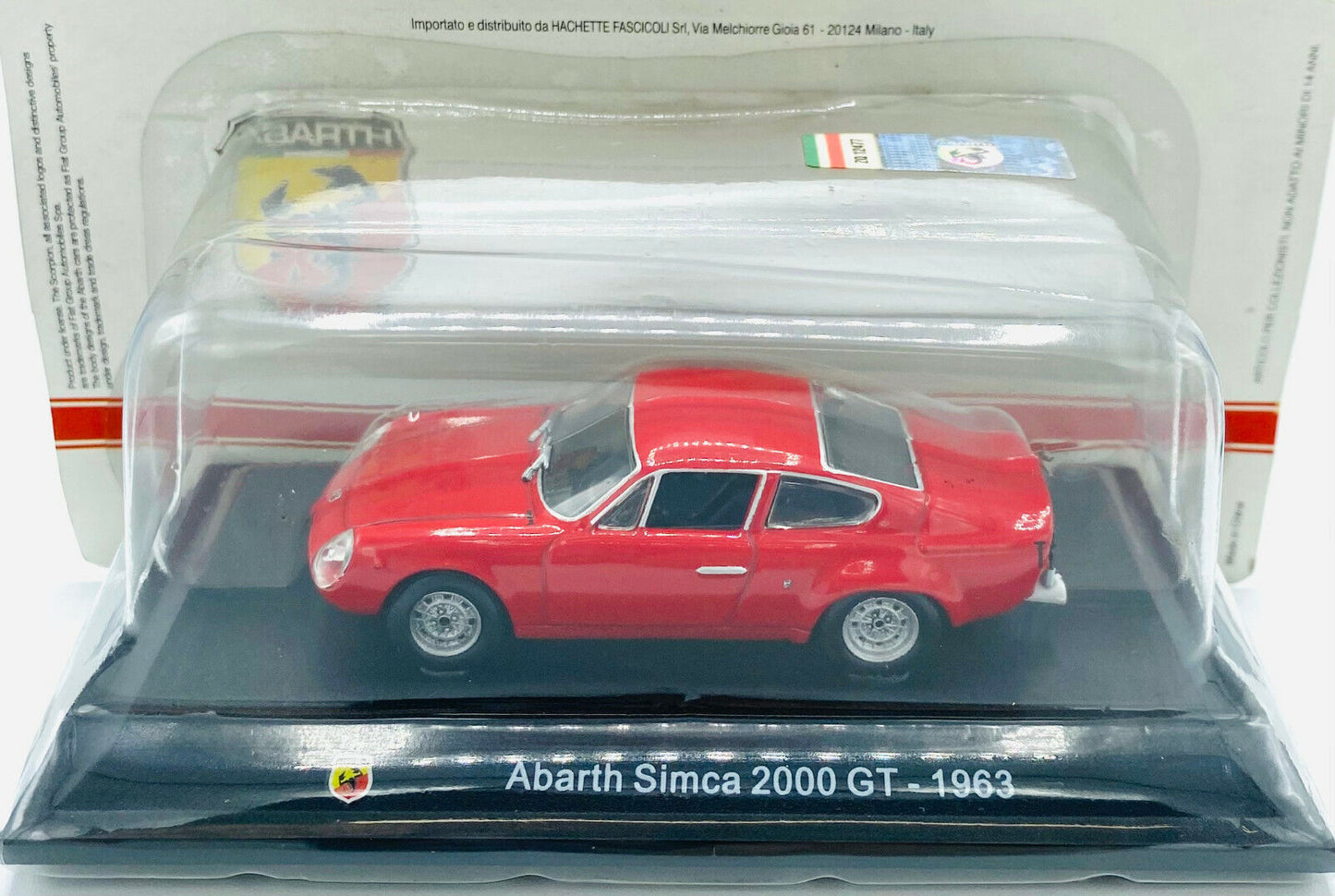 EBOND Modellino Abarth Simca 2000 GT - 1963 - Die cast - 1:43 - 0171