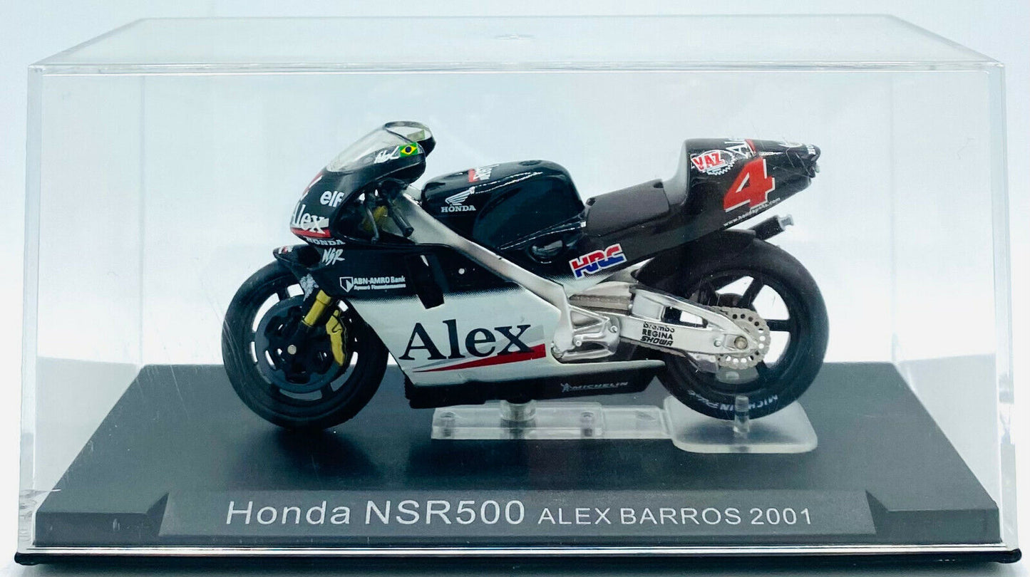 EBOND Modellino Honda NSR500 - Alex Barros 2001 - Die Cast - 1:24 - 0219