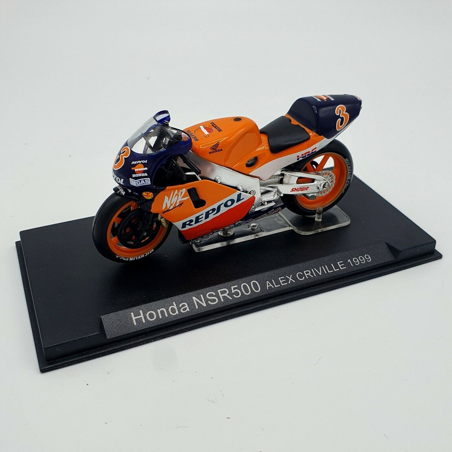 EBOND Modellino Honda NSR 500 Alex Criville 1999 Scala 1:24 - S008.