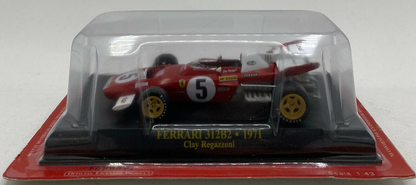 EBOND Modellino F1 Ferrari 312B2 - 1971 Clay Regazzoni - Die Cast - 1:43 - 0164