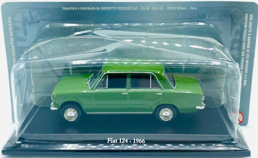 EBOND Modellino Fiat 124 - 1966 - Hachette - 1:43 - 0254