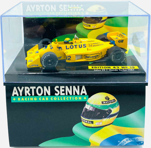EBOND Ayrton Senna Collection N°15 - Lotus 99 T Honda Turbo 1987 - 1:43 - 0271