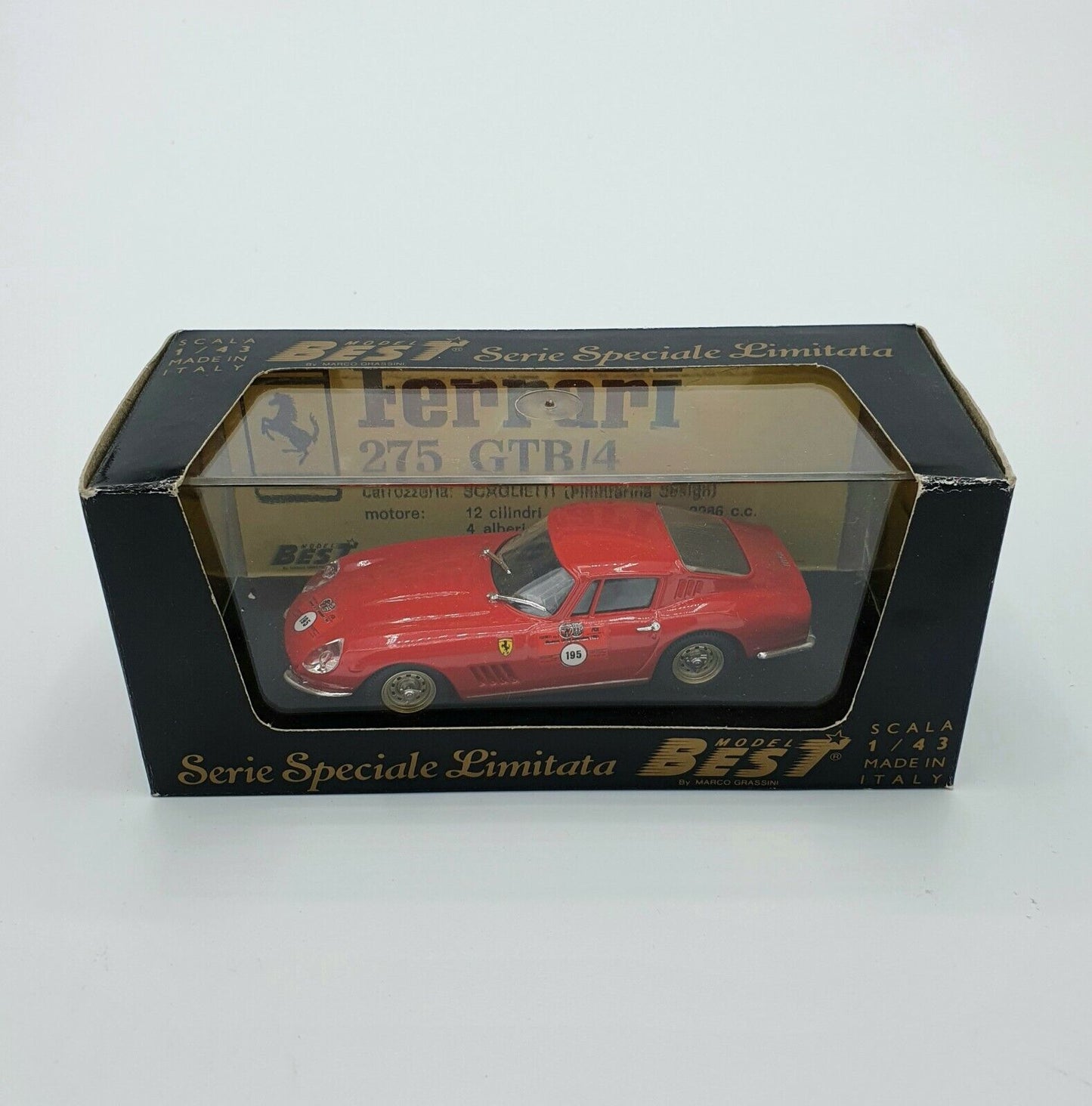 EBOND Modellino Ferrari 275 GTB/4 Coupe Ferrari Days '83 SL01- Best S/1:43 S026