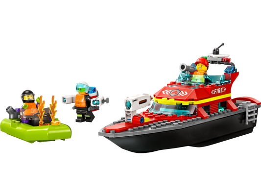LEGO 60373 Barca di soccorso antincendio