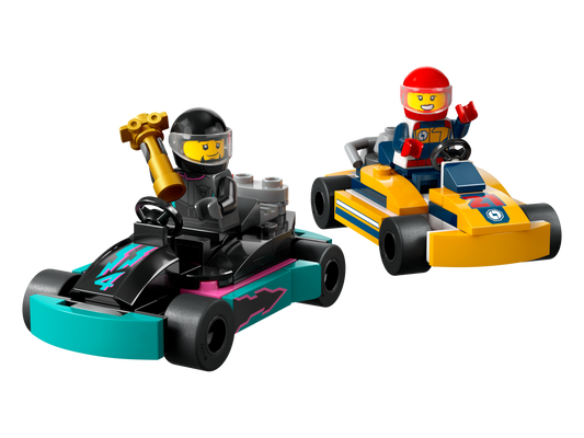LEGO 60400 Go-kart e piloti