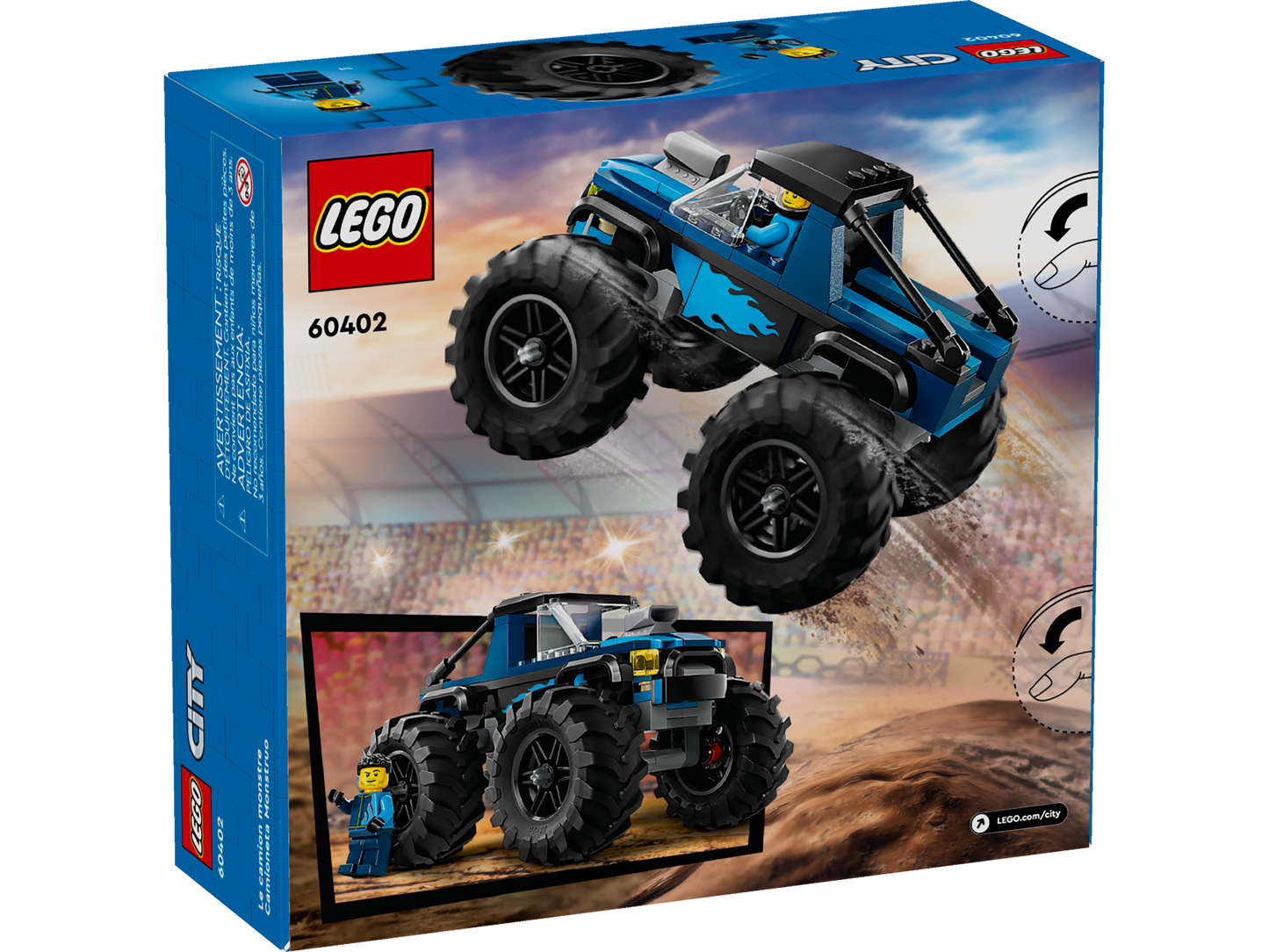 LEGO 60402 Monster Truck blu