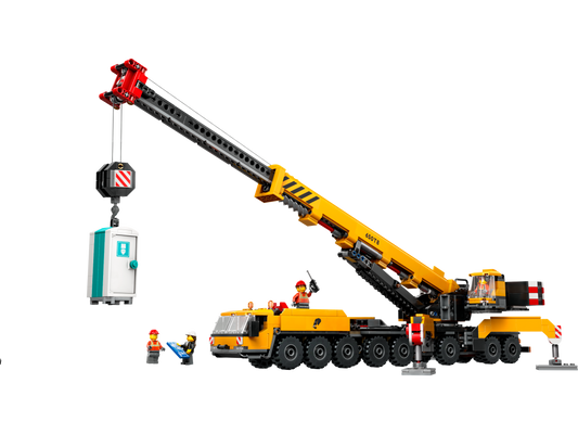LEGO 60409 Gru da cantiere mobile gialla