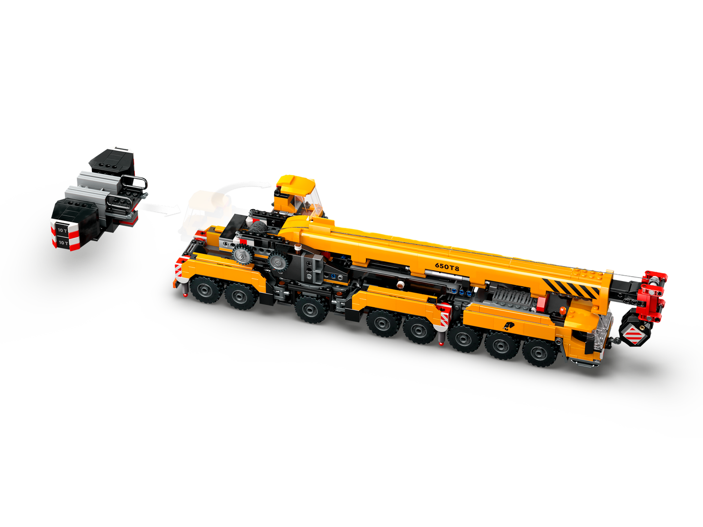 LEGO 60409 Gru da cantiere mobile gialla