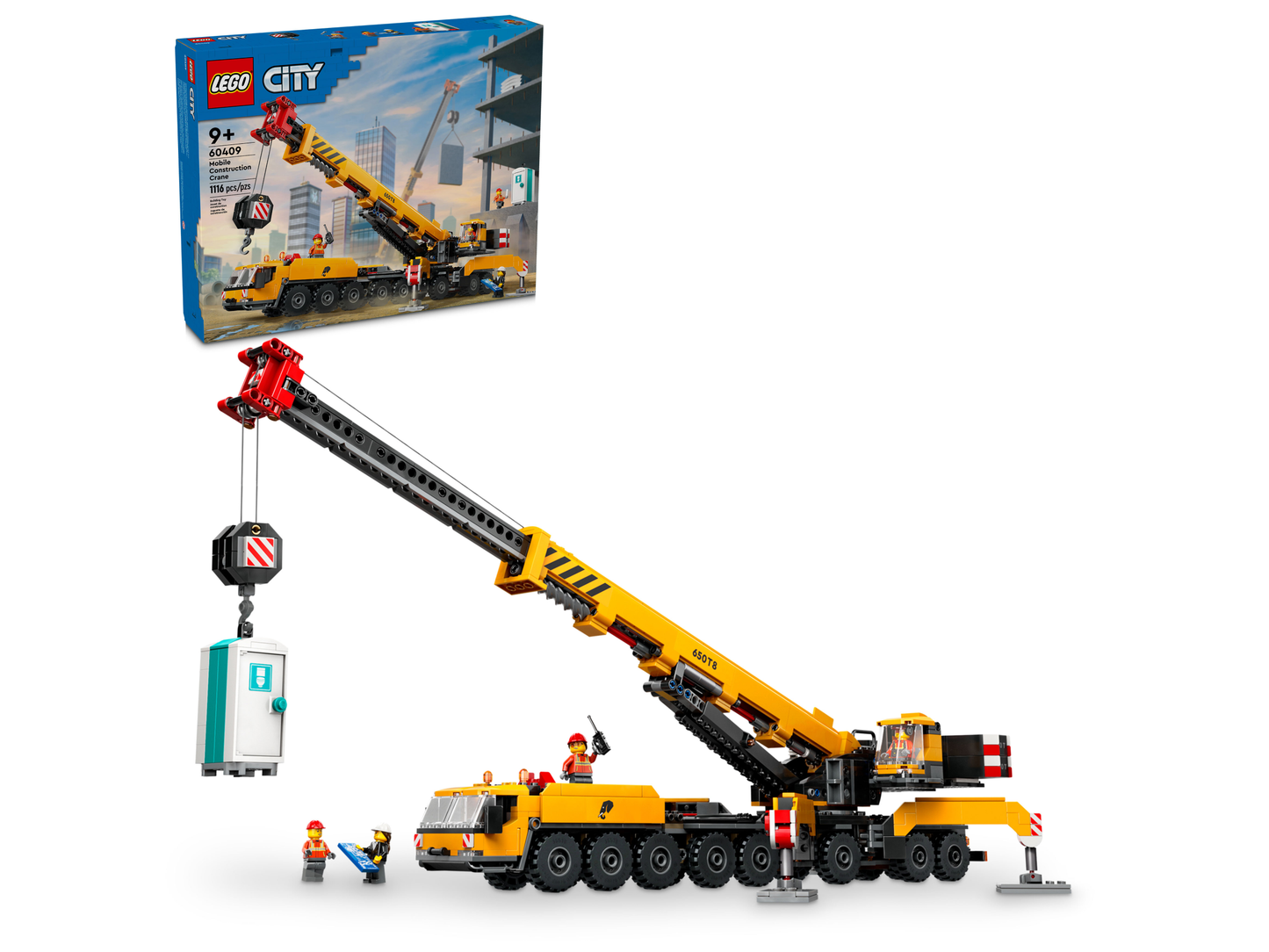 LEGO 60409 Gru da cantiere mobile gialla