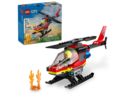 LEGO 60411 Elicottero dei pompieri