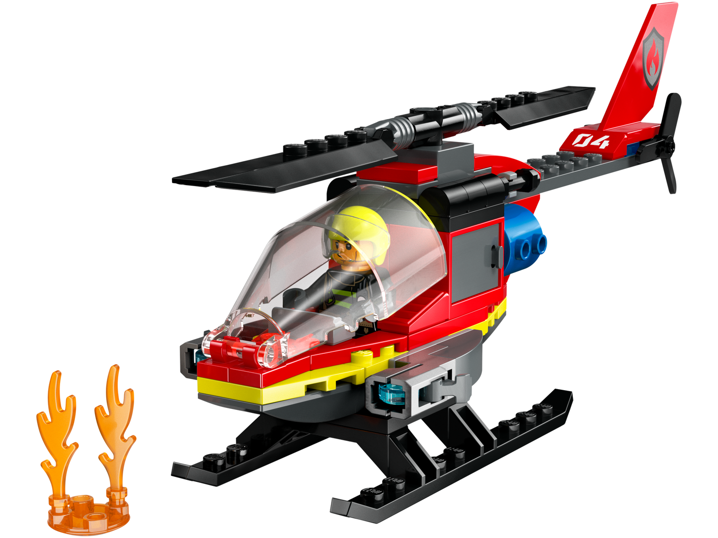 LEGO 60411 Elicottero dei pompieri
