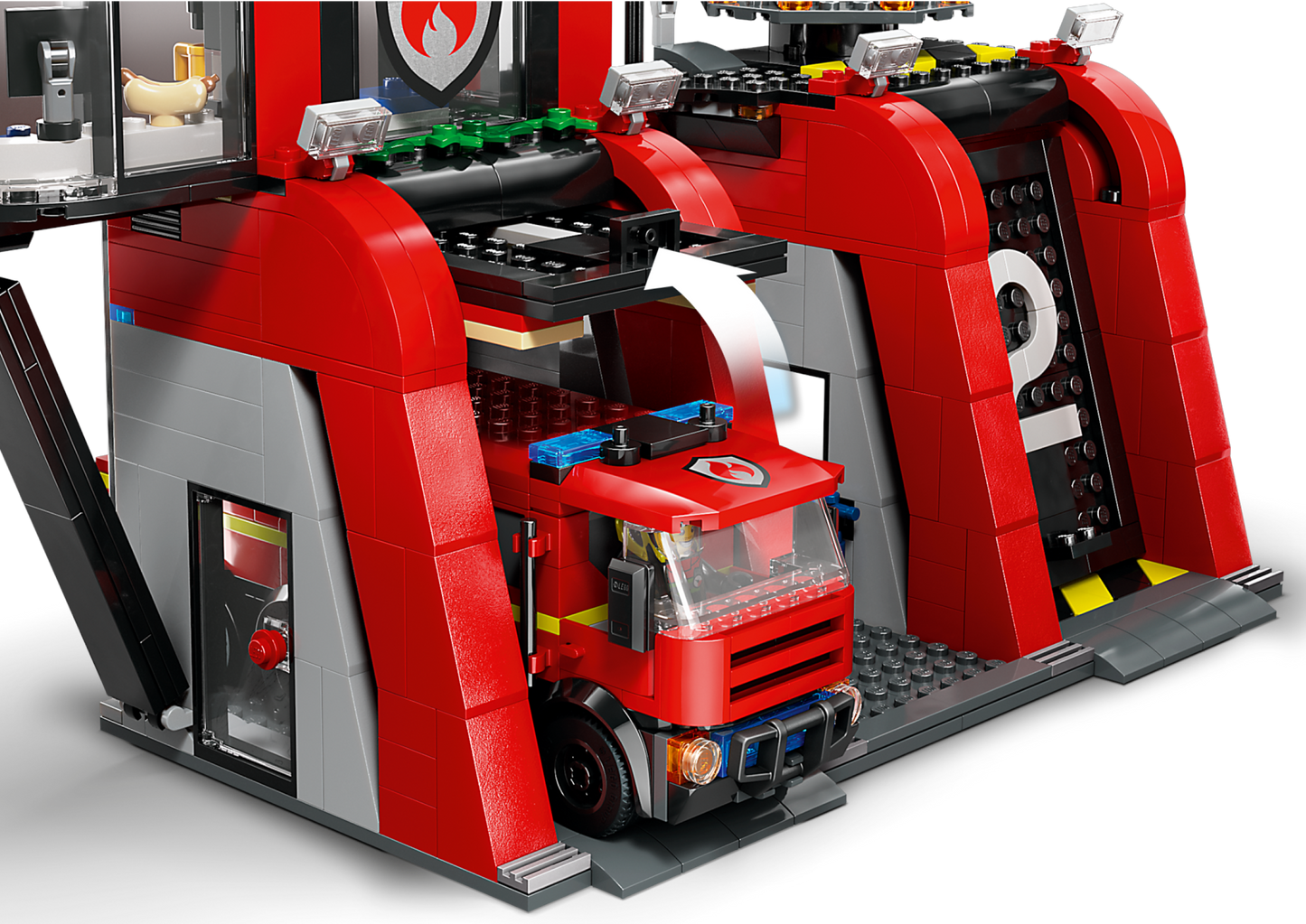 LEGO 60414 Caserma dei pompieri e autopompa