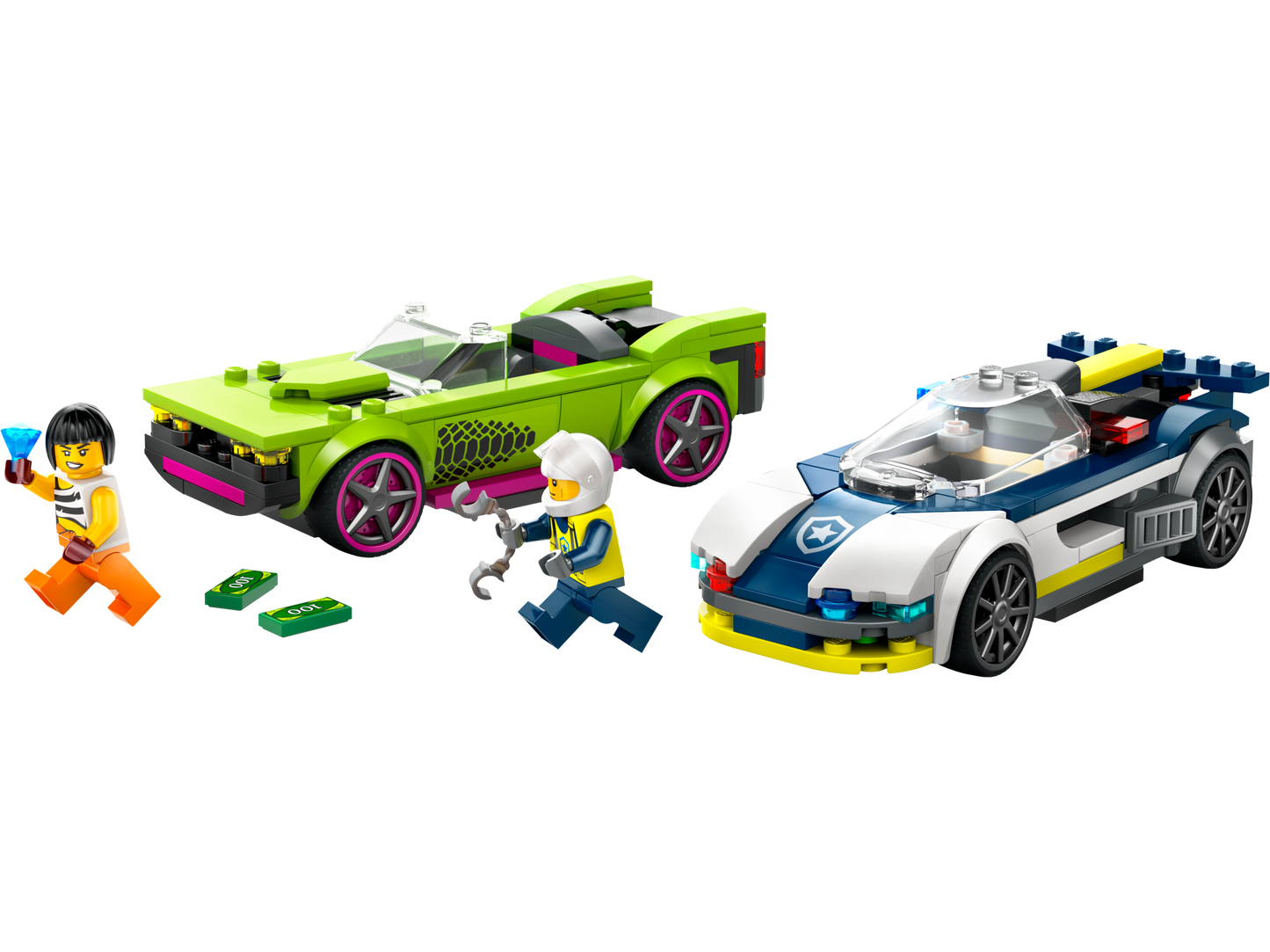 LEGO 60415 Inseguimento della macchina da corsa