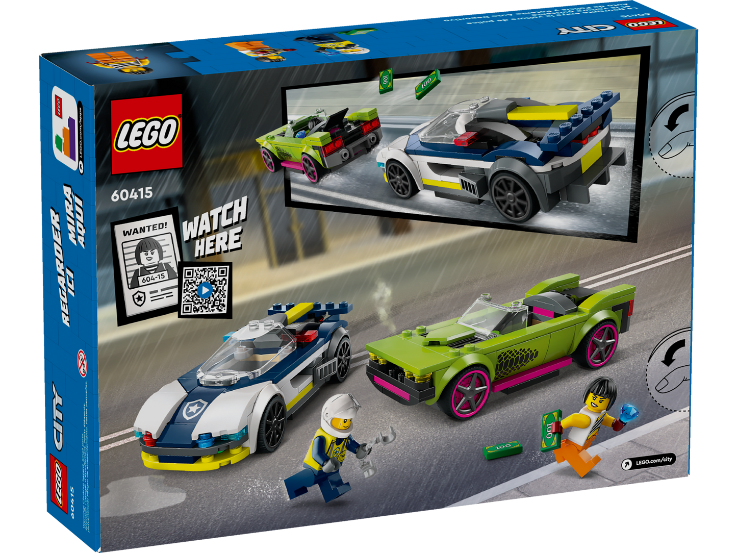 LEGO 60415 Inseguimento della macchina da corsa