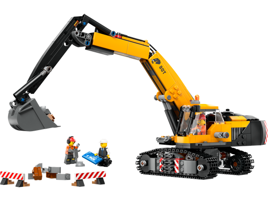 LEGO 60420 Escavatore da cantiere giallo