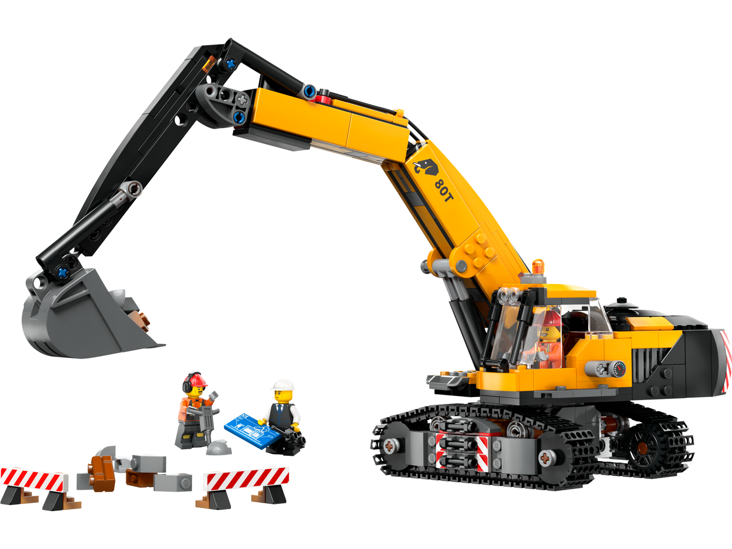 LEGO 60420 Escavatore da cantiere giallo