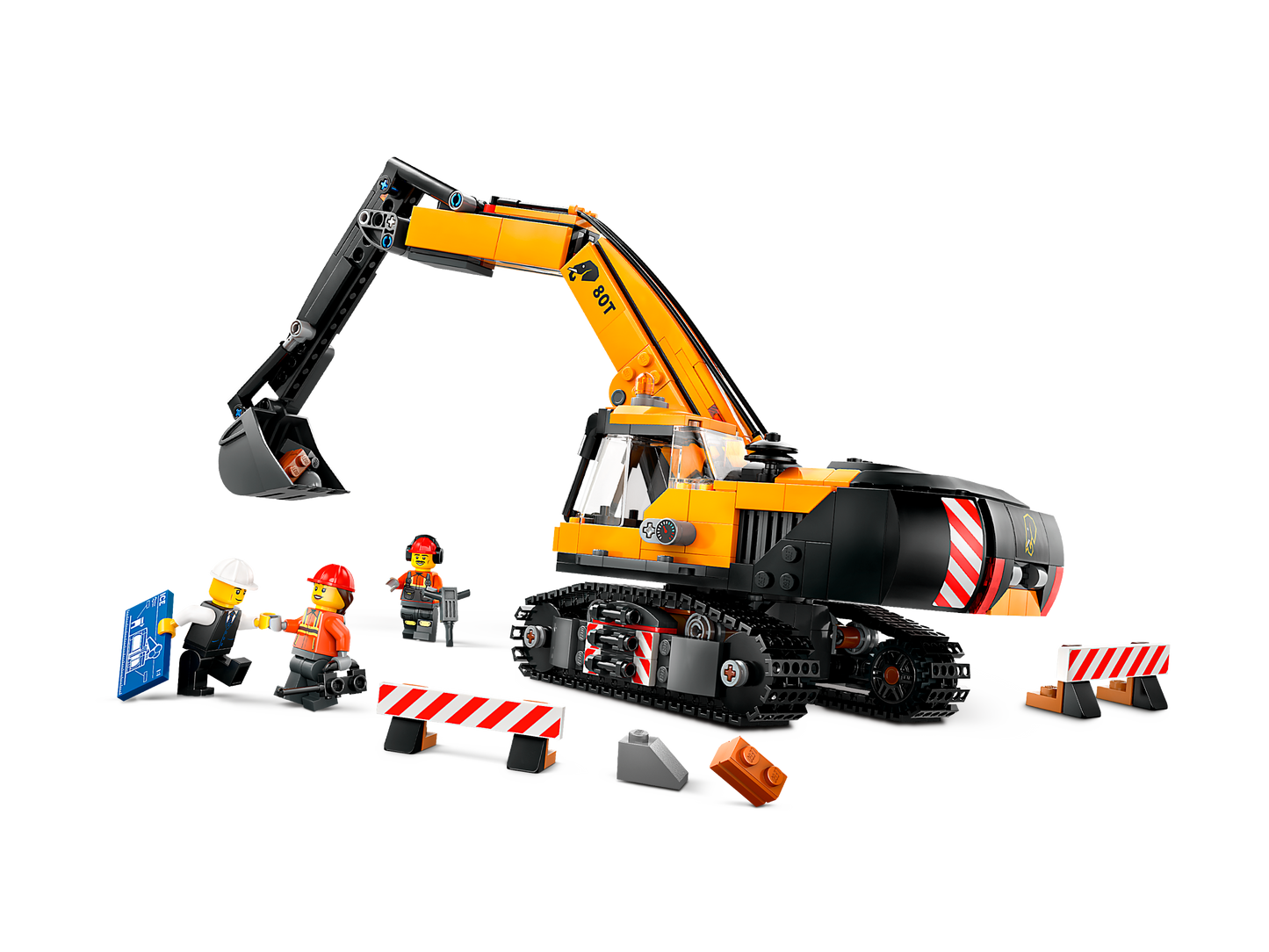 LEGO 60420 Escavatore da cantiere giallo