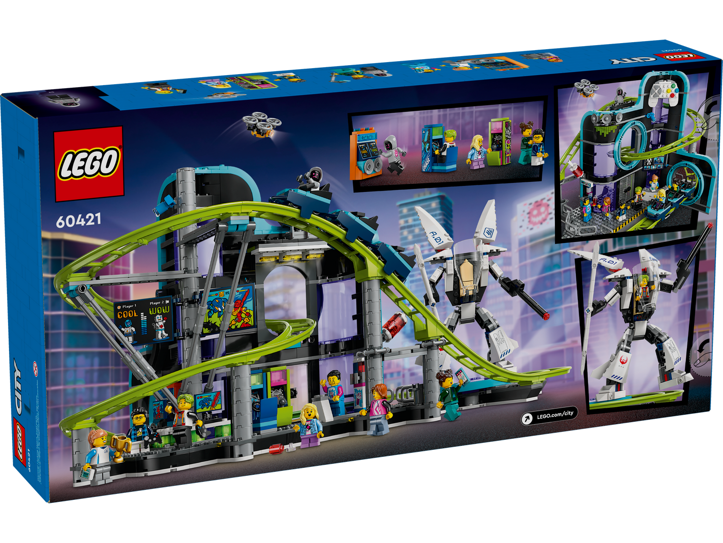 LEGO 60421 Montagne russe di Robot World