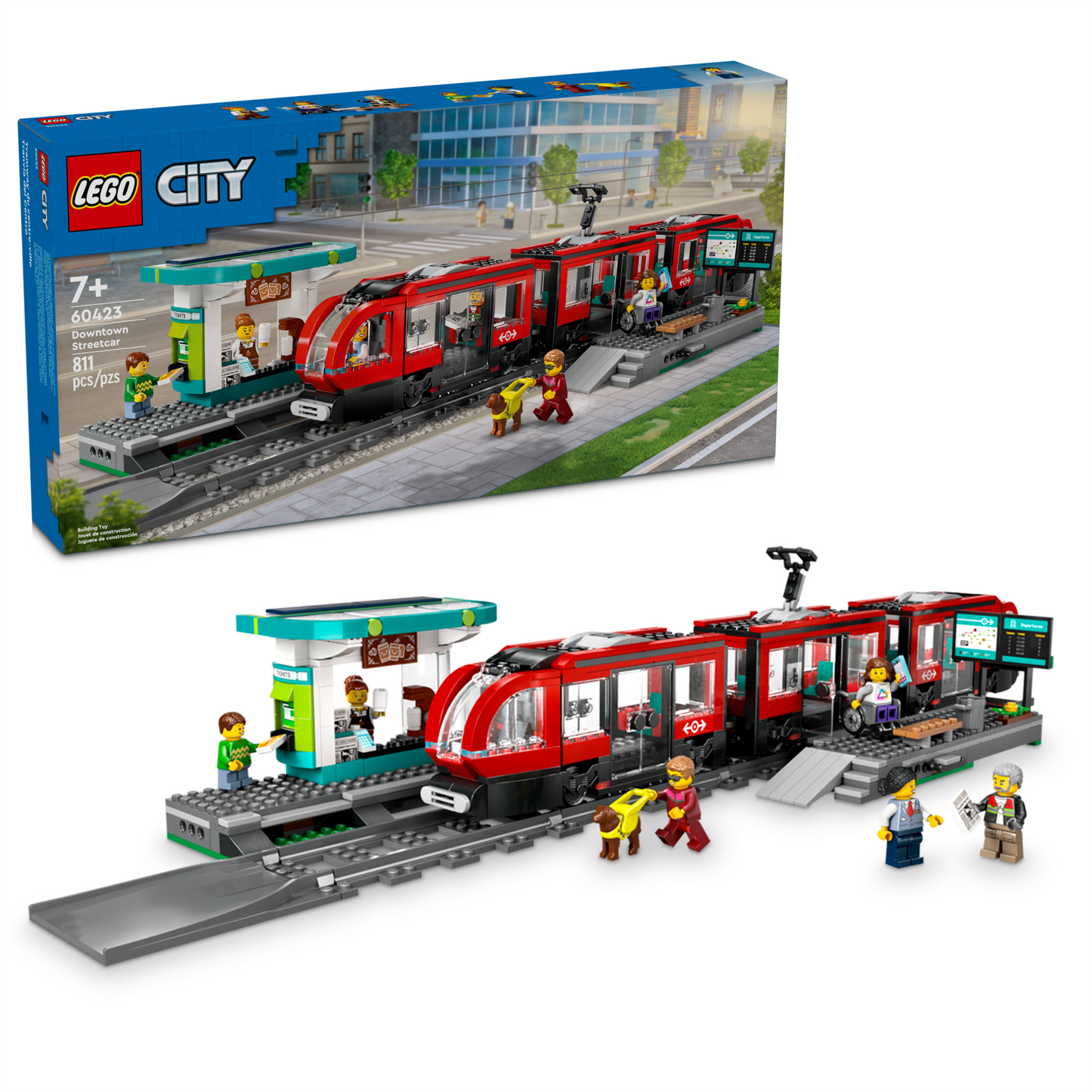 LEGO 60423 Tram e fermata del tram