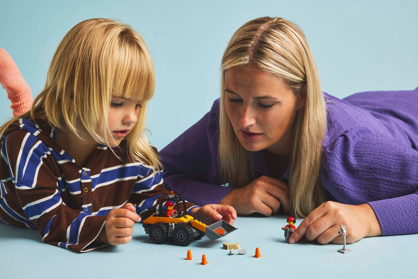 LEGO 60450 Pala gommata gialla