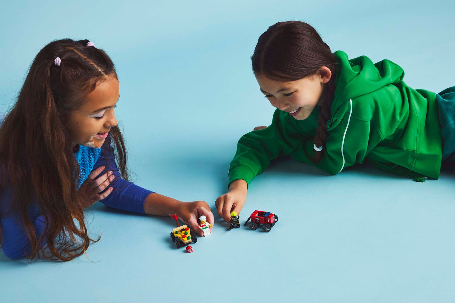 LEGO 60458 Pack veicoli da corsa: pizzaiolo contro pompiere