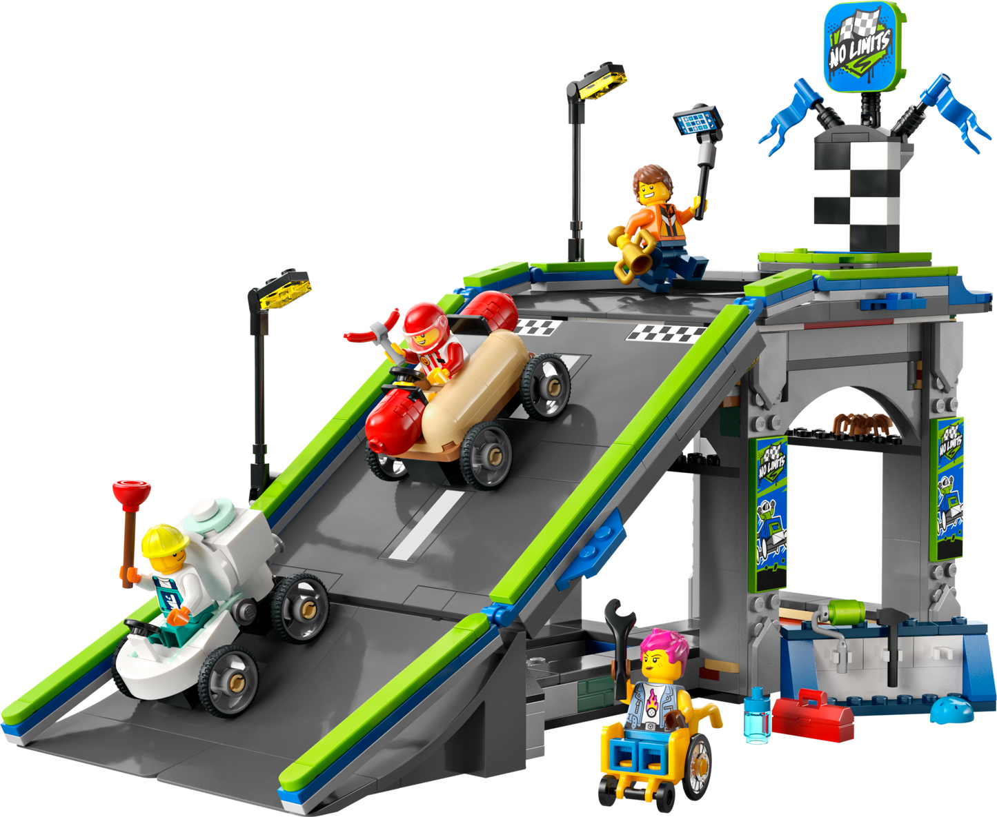 LEGO 60460 Nessun limite: gara sulla pista a rampe