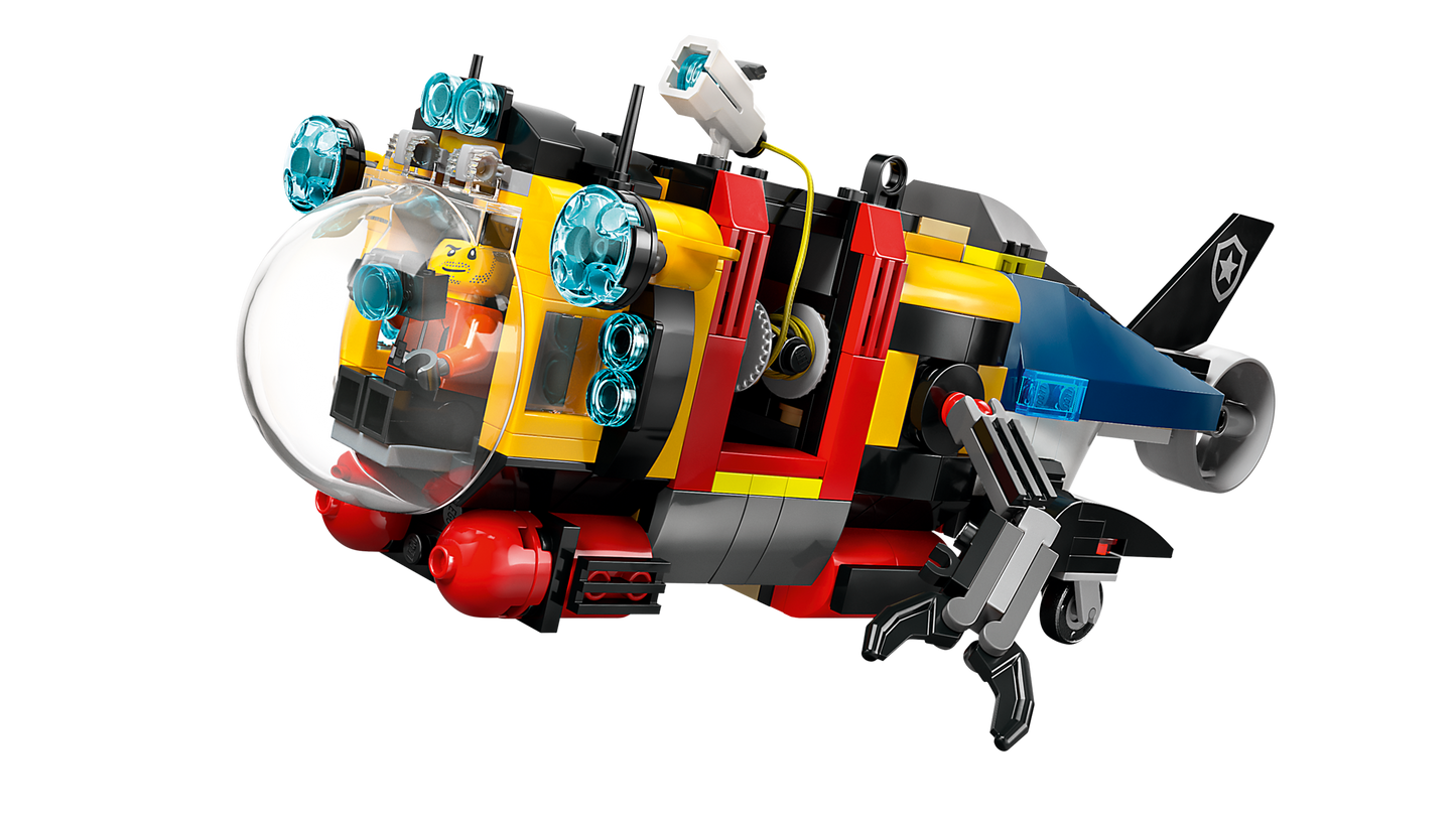 LEGO 60462 Elicottero, autopompa e sottomarino
