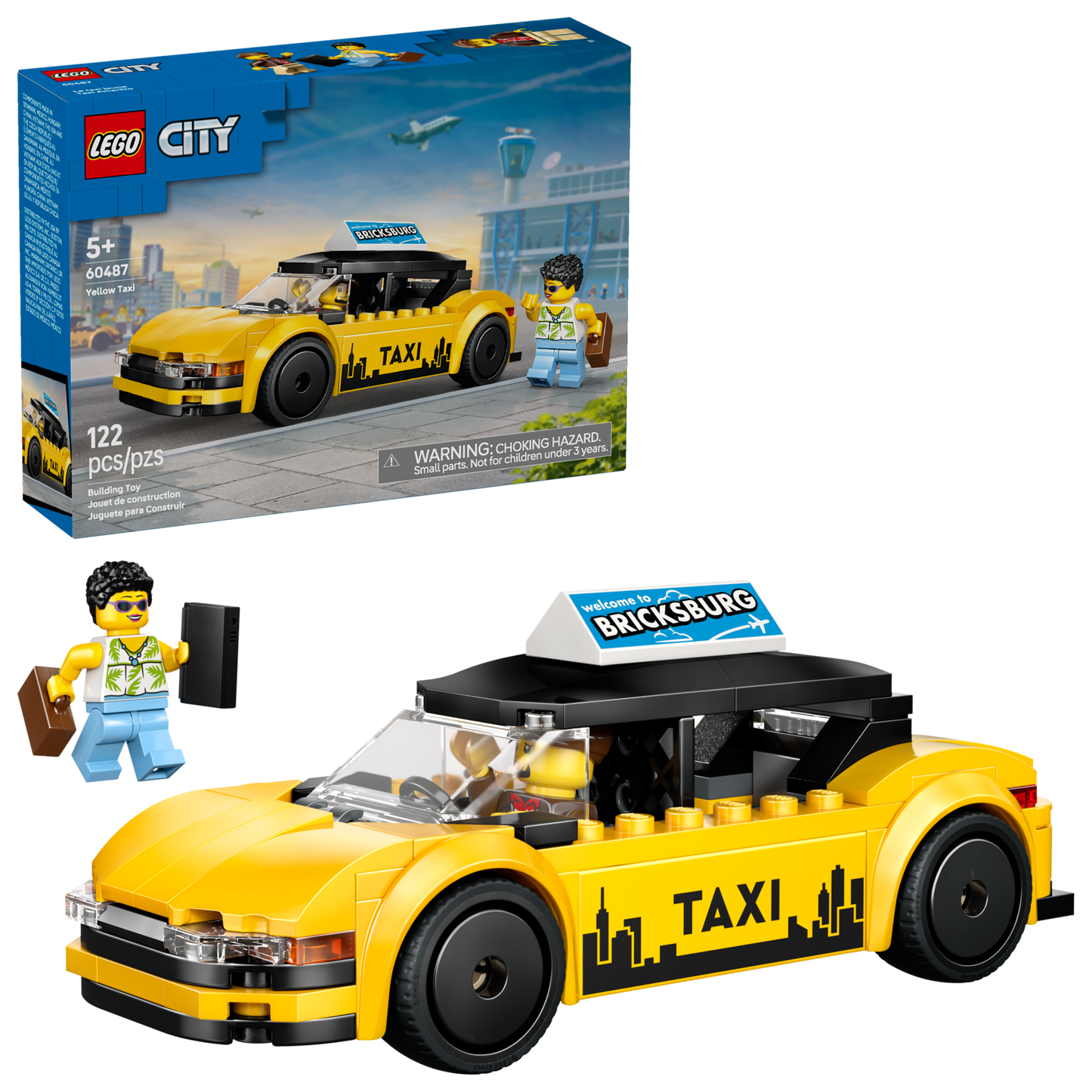 LEGO 60487 Taxi giallo